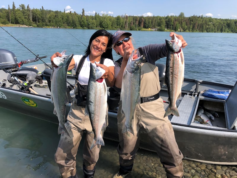 King Salmon  Kenai Riverbend Resort - Alaska Fishing & Lodging